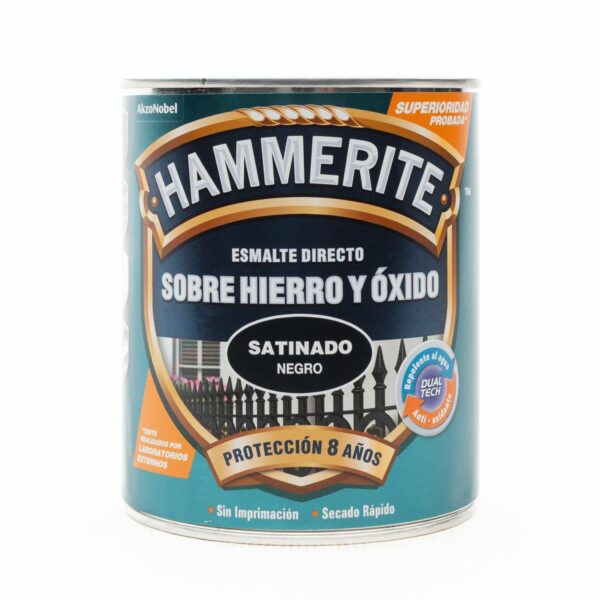 Hammerite Black Satin Enamel 750ML
