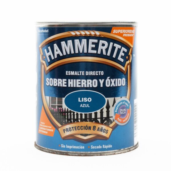 Hammerite Blue Smooth Enamel 750ML