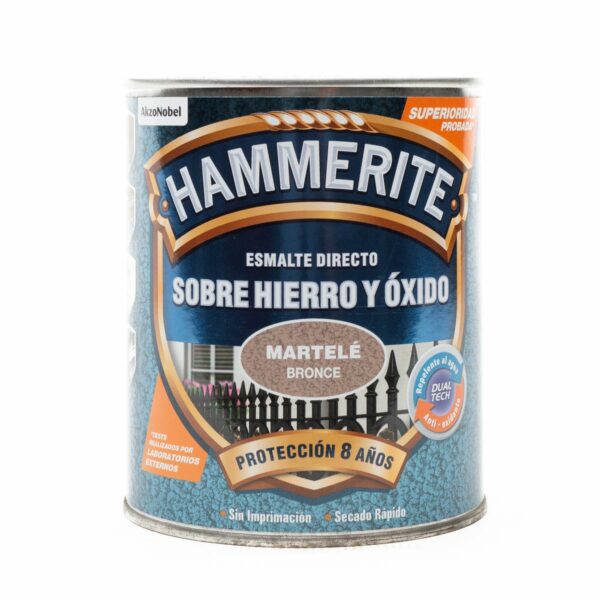 Hammerite Bronze Enamel Martele 750ML