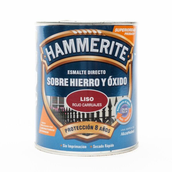 Hammerite Carruajes Red Smooth Enamel 750ML