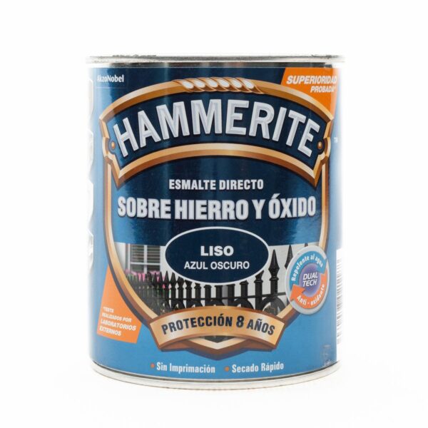 Hammerite Dark Blue Smooth Enamel 750ML