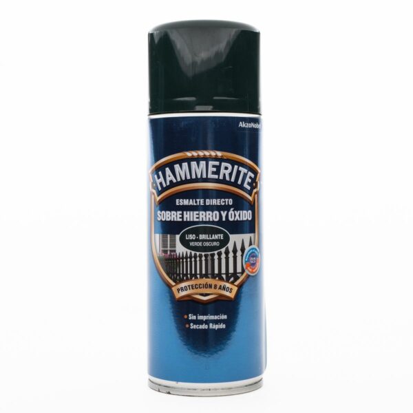 Hammerite Dark Green Direct Enamel For Iron Spray 400ML