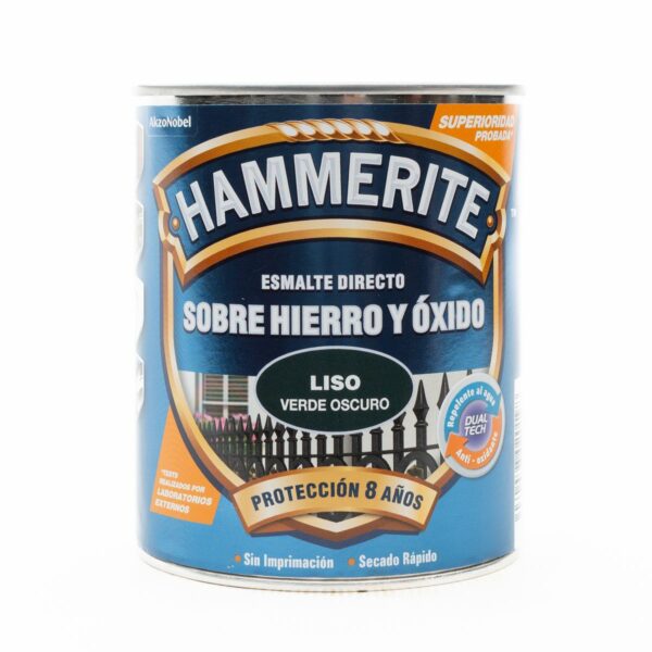 Hammerite Dark Green Smooth Enamel 750ML