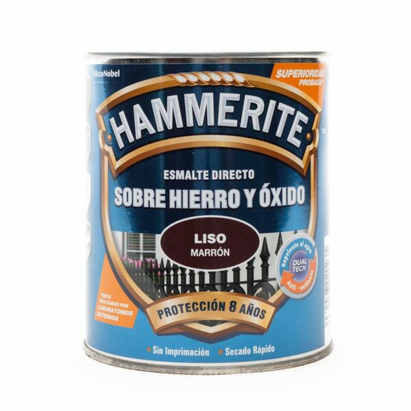 Hammerite Enamel Smooth Brown 750ML