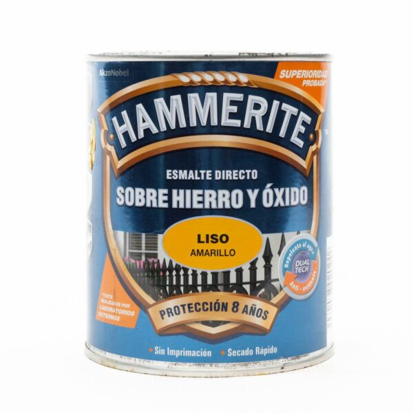 Hammerite Enamel Smooth Yellow 750ML