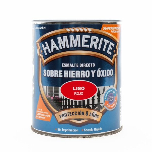 Hammerite Red Smooth Enamel 750ML
