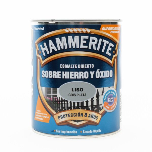 Hammerite Silver Grey Smooth Enamel 750ML