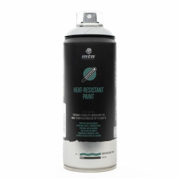 Mtn Silver Heat Resistant Paint 400ML