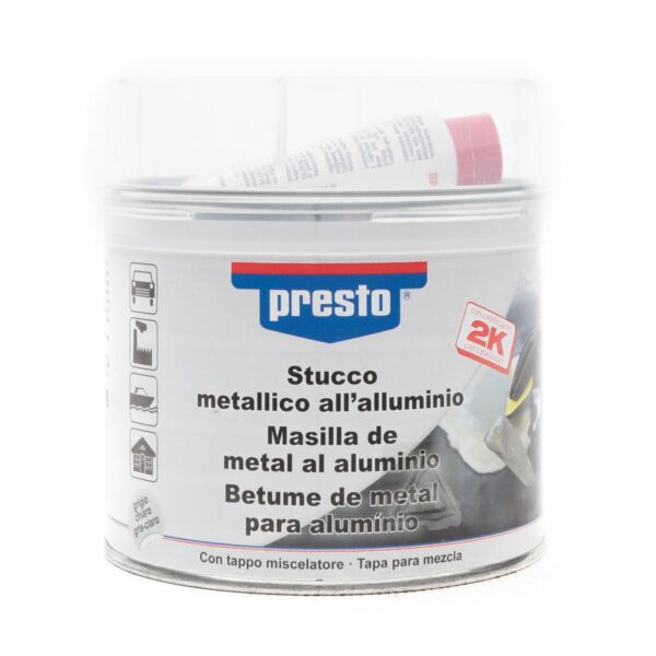 Presto Aluminum Based Metal Putty Grey 975ML