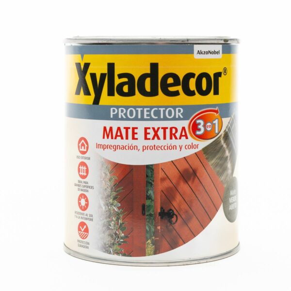 Xyladecor Fir Green Matt 3 in 1 Wood Protecor 750ML