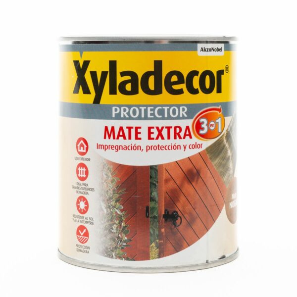 Xyladecor Walnut Matt 3 in 1 Wood Protecor 750ML
